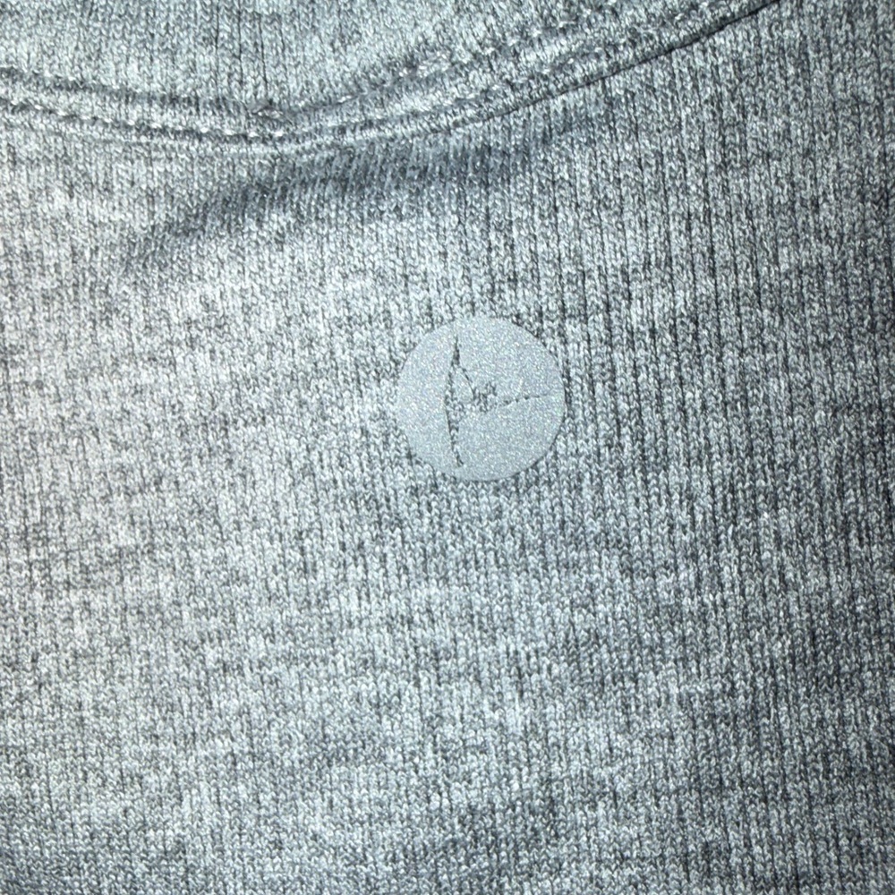90 Degree By Reflex Heather Gray Crop Top - Picture 5 of 6